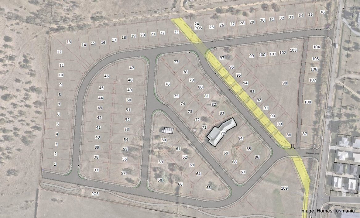 Elderslie subdivision