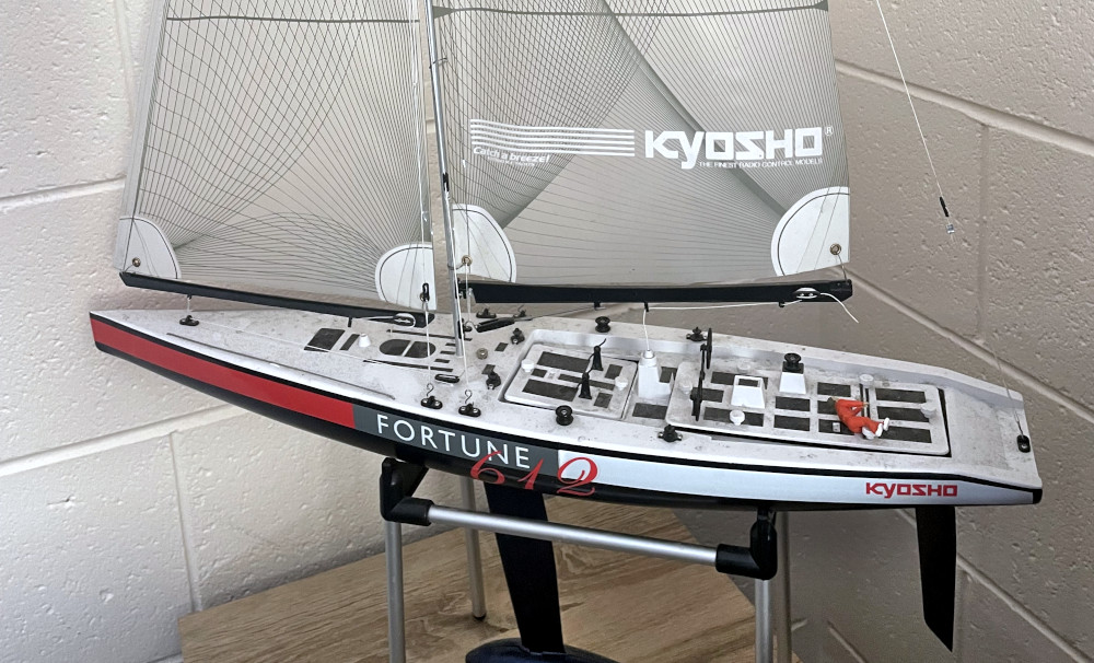 Picture of remote controlled yacht