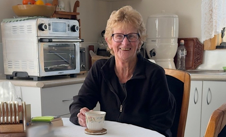 Social housing tenant Jeanette Riley