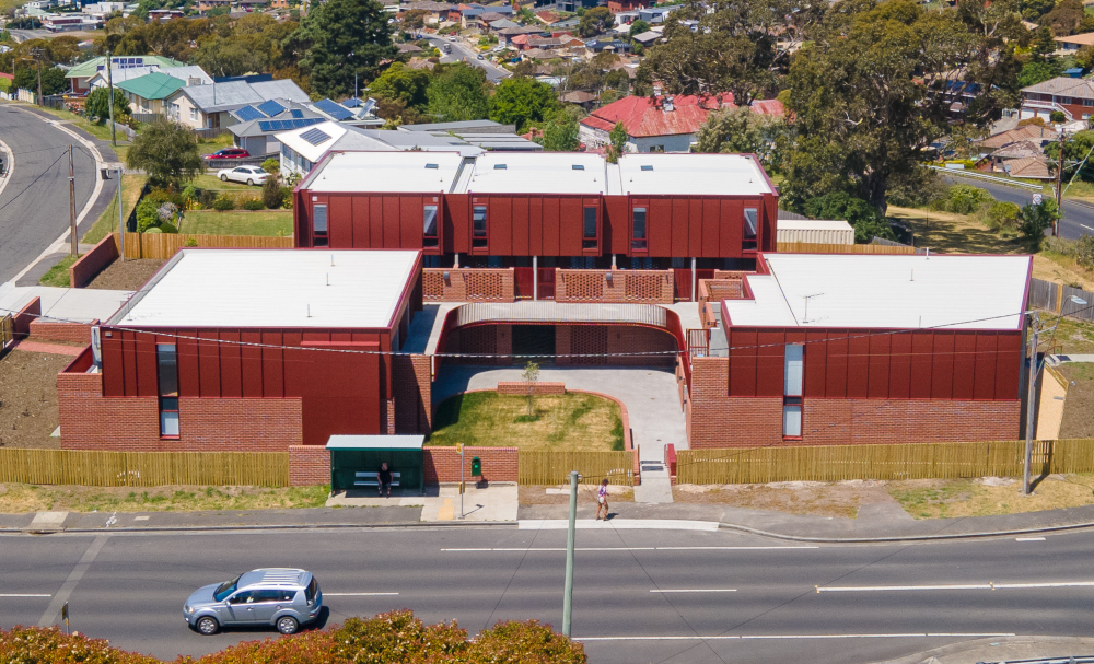 The unit complex in Allunga St, Chigwell